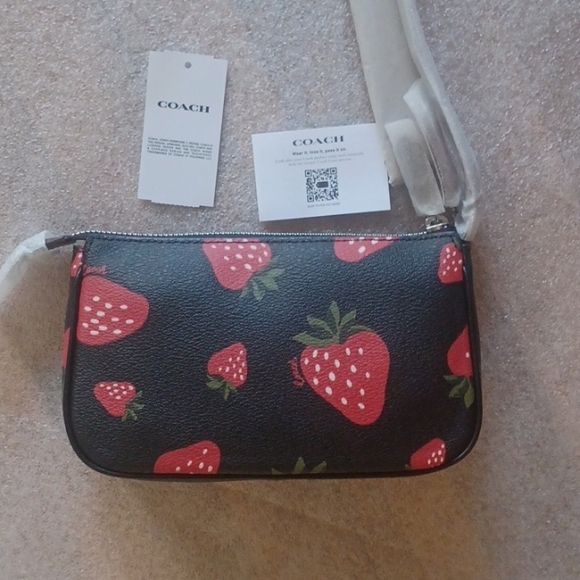 SOLD - COACH Nolita 19 With Strawberry Pattern, NWT - Picture 3 of 9